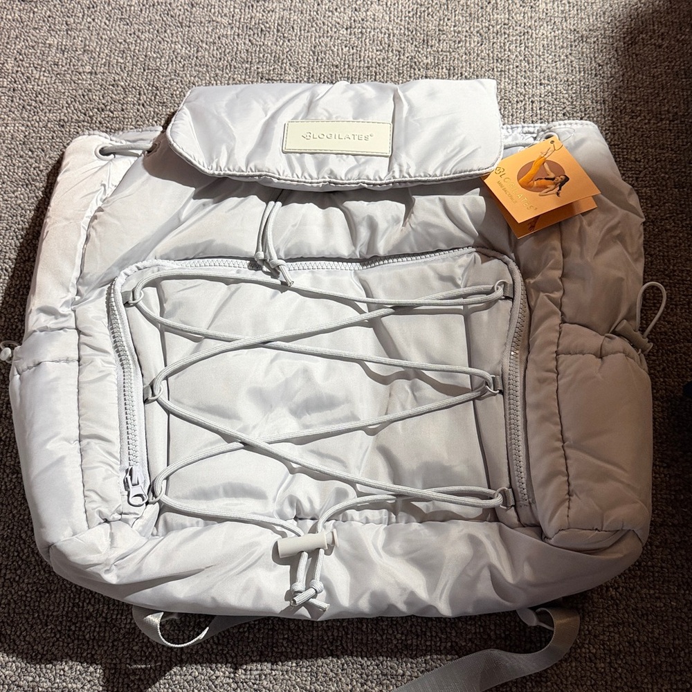 Blue Haze Mini Backpack with Front Bungee Cord